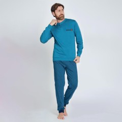 Pigiama uomo in caldo cotone Nazareno Gabrielli U7004