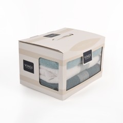 Vingi set 3+3 asciugamani viso e ospite cotone Isabel