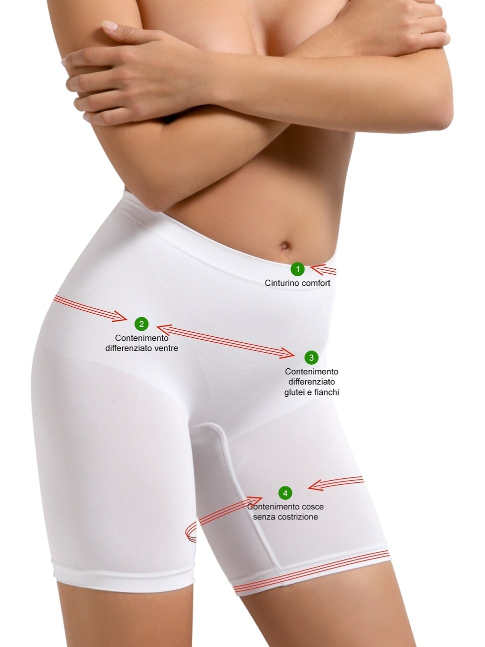 Guaina modellante con gamba Sensì Intimorosa